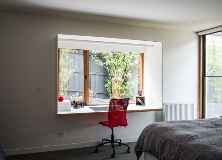 Small Home Office Idea: Create a study area around the window | Jethro Seymour, mid-town Toronto real estate broker