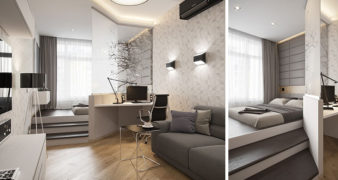 Russian designer created this design for a small apartment