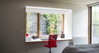 Small Home Office Idea: Create a study area around the window | Jethro Seymour, mid-town Toronto real estate broker